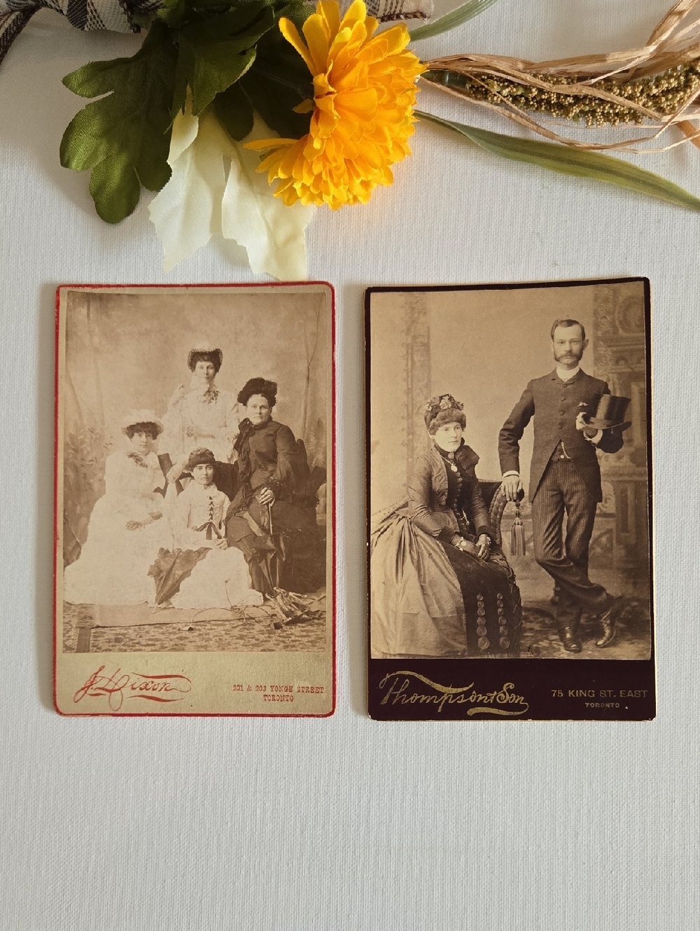 Antique Victorian Cabinet Card Photographs